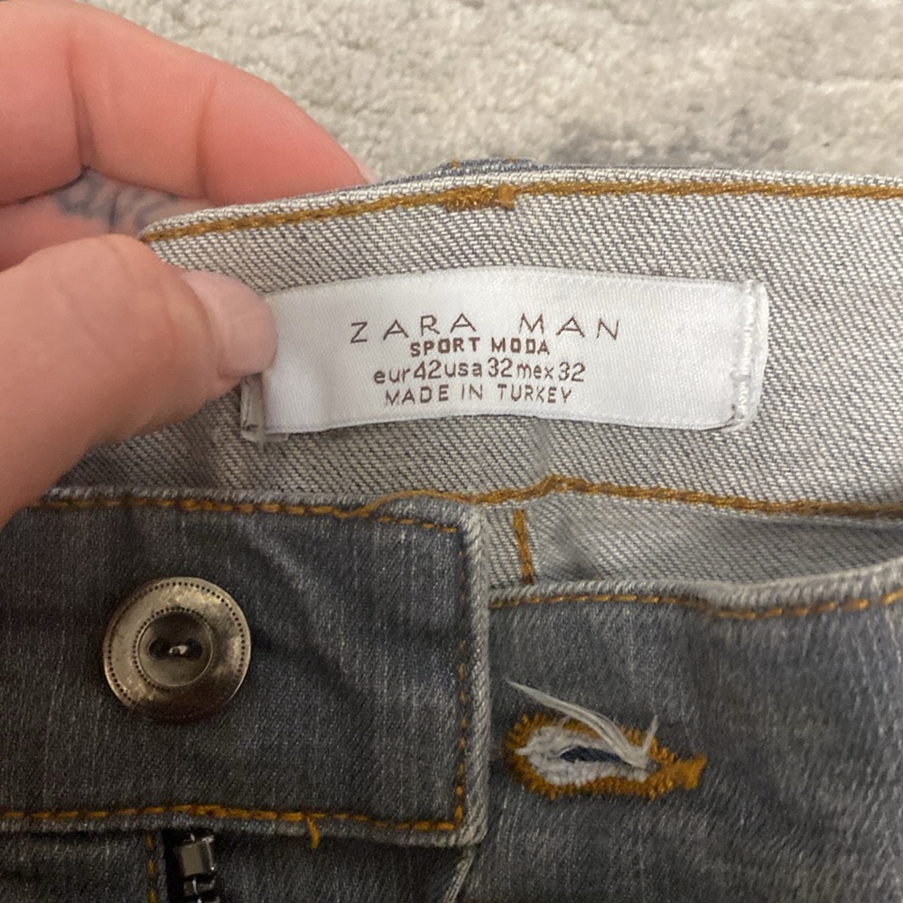 Zara Man Sport Moda Mens Jeans 32 Cotton - Picture 3 of 3
